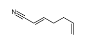 hepta-2,6-dienenitrile结构式