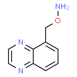 Hydroxylamine,O-(5-quinoxalinylmethyl)- Structure