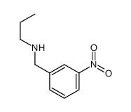 N-[(3-nitrophenyl)methyl]propan-1-amine Structure