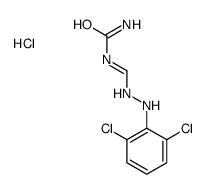 [2-(2,6-dichlorophenyl)hydrazinyl]methylideneurea,hydrochloride Structure