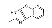 2-甲基-1H-咪唑并[4,5:4,5]噻吩并[2,3-b]吡啶结构式