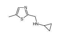 Cyclopropyl-(5-methyl-thiazol-2-ylmethyl)-amine Structure