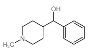 4-Piperidinemethanol,1-methyl-a-phenyl- Structure