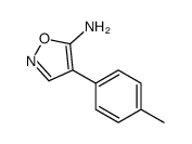 4-(4-methylphenyl)-1,2-oxazol-5-amine Structure