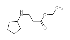 Ethyl 3-(cyclopentylamino)propanoate Structure