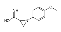 1-(4-methoxyphenyl)aziridine-2-carboxamide Structure