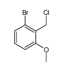 1-bromo-2-(chloromethyl)-3-methoxybenzene Structure