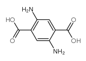 2,5-二氨基对苯二甲酸结构式