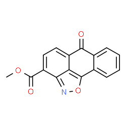 methyl 6-oxo-6H-anthra[1,9-cd]isoxazole-3-carboxylate结构式