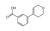 3-(3,6-dihydro-2H-pyran-4-yl)benzoic acid结构式