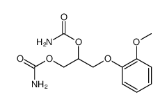 1,2-bis-carbamoyloxy-3-(2-methoxy-phenoxy)-propane结构式