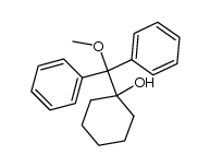 1-(α-Methoxy-benzhydryl)-cyclohexanol Structure