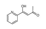 1-hydroxy-1-(2-pyridyl)but-1-en-3-one Structure