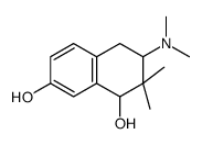 3-dimethylamino-2,2-dimethyl-7-hydroxy-1-tetralol结构式