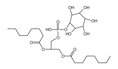 1,2-dioctanoyl-sn-glycero-3-phosphoinositol结构式