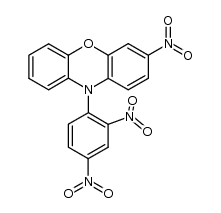 10-(2,4-dinitro-phenyl)-3-nitro-phenoxazine Structure