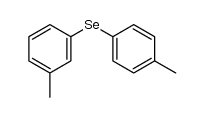 m-tolyl-p-tolyl selenide Structure