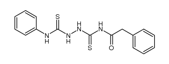 2-phenyl-N-(2-(phenylcarbamothioyl)hydrazinecarbonothioyl)acetamide结构式