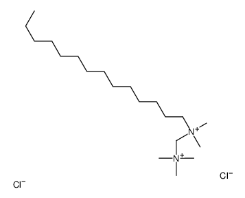 dimethyl-tetradecyl-[(trimethylazaniumyl)methyl]azanium,dichloride Structure