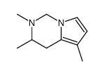 2,3,5-trimethyl-3,4-dihydro-1H-pyrrolo[1,2-c]pyrimidine结构式