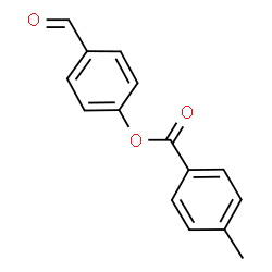 4-Formylphenyl 4-methylbenzoate structure