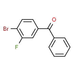 (4-Bromo-3-fluorophenyl)phenylmethanone structure