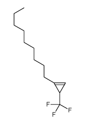 1-Nonyl-3-(trifluoromethyl)cyclopropene结构式