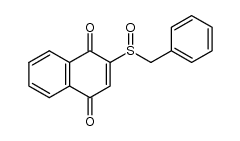 2-benzylsulfinyl-1,4-naphthoquinone Structure