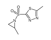 2-methyl-5-(2-methylaziridin-1-ylsulfonyl)-1,3,4-thiadiazole Structure