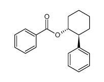 (1R,2S)-(-)-2-Phenylcyclohexanol benzoate Structure