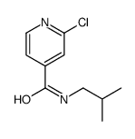 2-Chloro-N-isobutylpyridine-4-carboxamide Structure