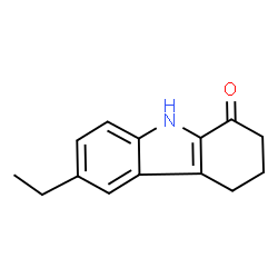 6-Ethyl-2,3,4,9-tetrahydro-1H-carbazol-1-one structure