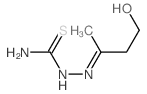 4-Hydroxy-2-butanone thiosemicarbazone Structure