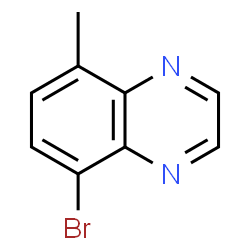 5-Bromo-8-methylquinoxaline structure