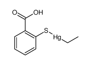 2-(ethylmercuriothio)benzoic acid结构式