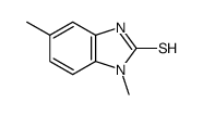 3,6-dimethyl-1H-benzimidazole-2-thione Structure