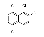 1,2,5,8-tetrachloronaphthalene Structure