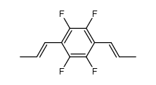 1,2,4,5-Tetrafluor-3,6-bis-[cis-propenyl]-benzol结构式