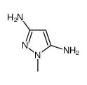 1-METHYL-1H-PYRAZOLE-3,5-DIAMINE structure