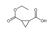 1,2-Cyclopropanedicarboxylicacid,monoethylester(9CI) structure