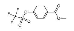 methyl 4-[(trifluoromethane)sulfonyloxy]benzoate Structure