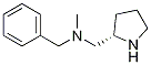 Benzyl-Methyl-(S)-1-pyrrolidin-2-ylMethyl-aMine Structure