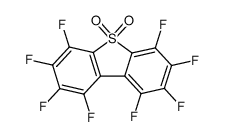 octafluorodibenzothiophene-5,5-dioxide结构式