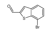 7-bromobenzo[b]thiophene-2-carbaldehyde结构式