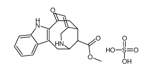 Perivine sulfate Structure