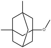 1-methoxy-3,5-dimethyladamantane structure