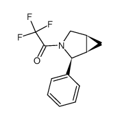 (1R,2S,5S)-2-phenyl-N-trifluoroacetyl-3-azabicyclo[3.1.0]hexane Structure