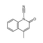 1(2H)-Quinolinecarbonitrile,4-methyl-2-oxo-(8CI)结构式