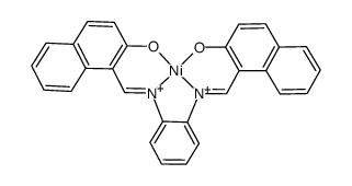 [[1,1'-[1,2-phenylenebis(nitrilomethylidyne)]bis[2-naphtholato]](2-)-N,N',O,O']nickel structure