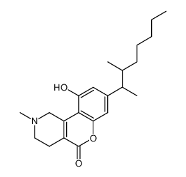 8-(1,2-dimethyl-heptyl)-10-hydroxy-2-methyl-1,2,3,4-tetrahydro-chromeno[4,3-c]pyridin-5-one Structure